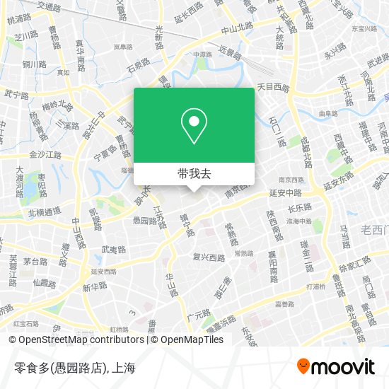 零食多(愚园路店)地图