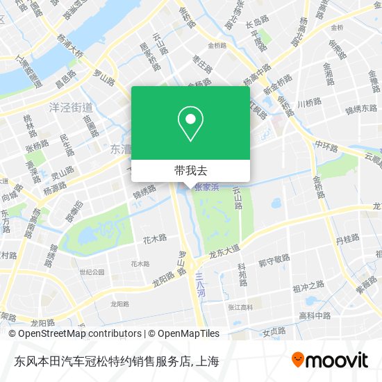 东风本田汽车冠松特约销售服务店地图