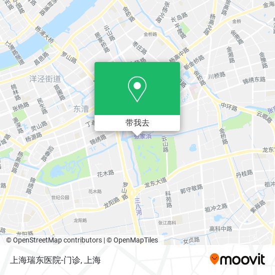 上海瑞东医院-门诊地图