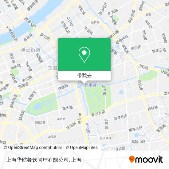 上海华航餐饮管理有限公司地图