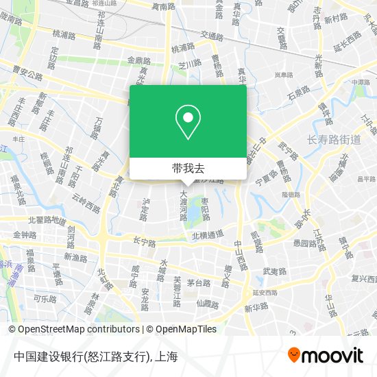 中国建设银行(怒江路支行)地图
