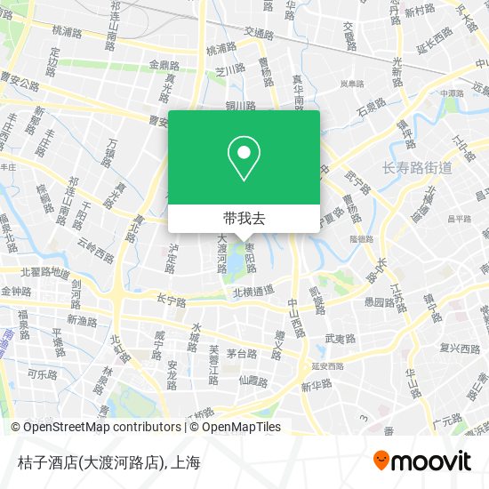 桔子酒店(大渡河路店)地图