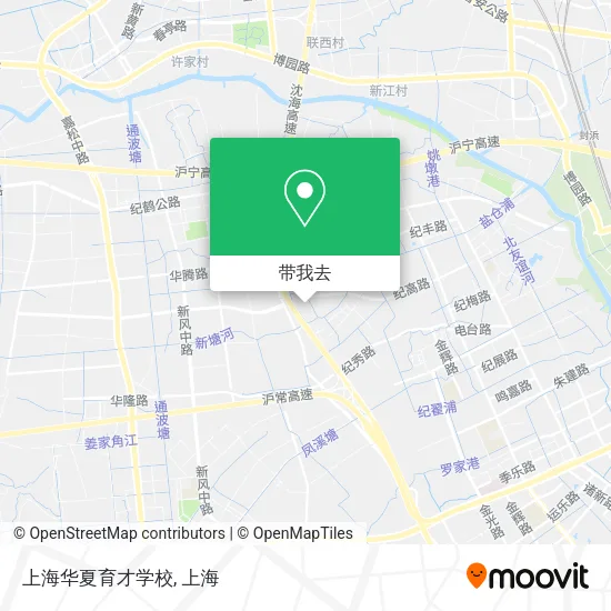上海华夏育才学校地图
