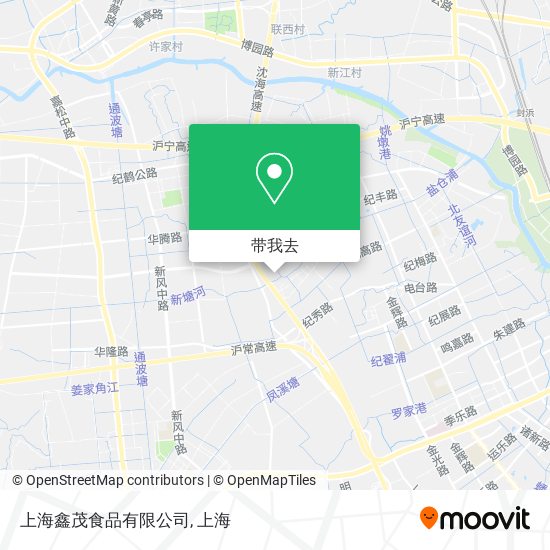 上海鑫茂食品有限公司地图