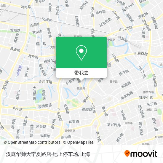 汉庭华师大宁夏路店-地上停车场地图