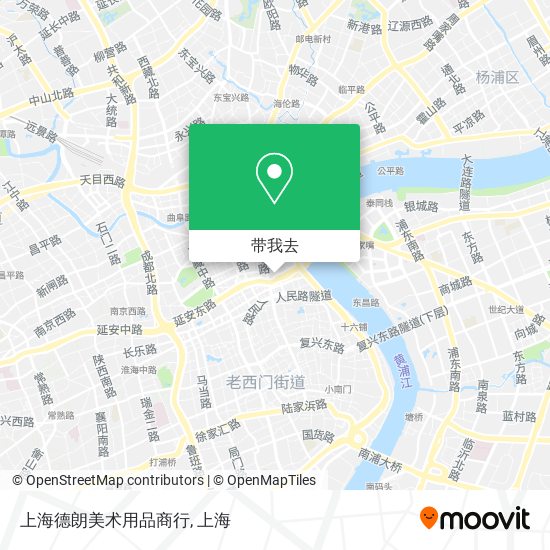 上海德朗美术用品商行地图