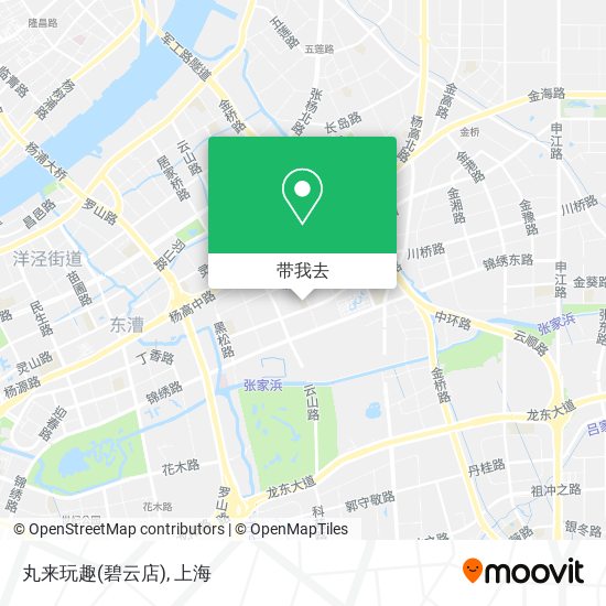 丸来玩趣(碧云店)地图