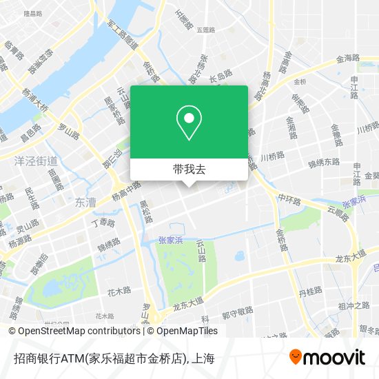 招商银行ATM(家乐福超市金桥店)地图