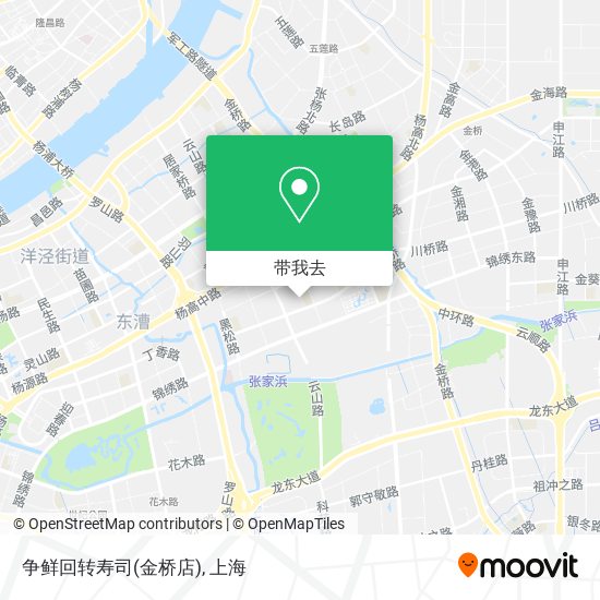 争鲜回转寿司(金桥店)地图