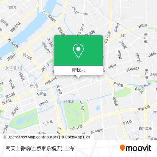 蜀天上香锅(金桥家乐福店)地图