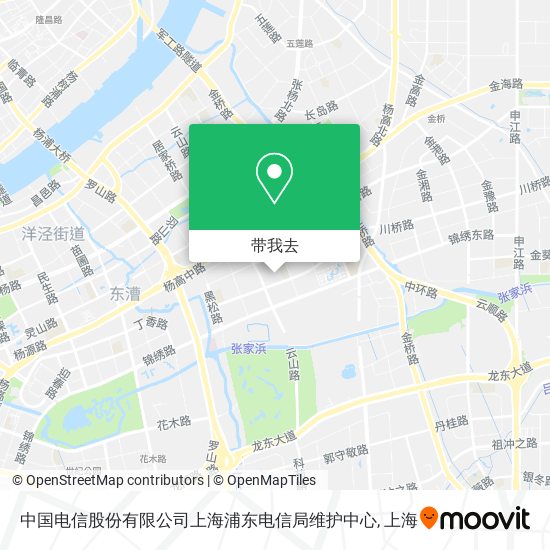 中国电信股份有限公司上海浦东电信局维护中心地图