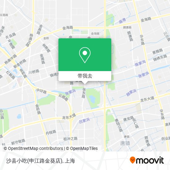 沙县小吃(申江路金葵店)地图