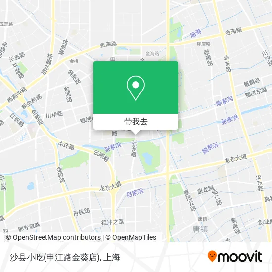 沙县小吃(申江路金葵店)地图