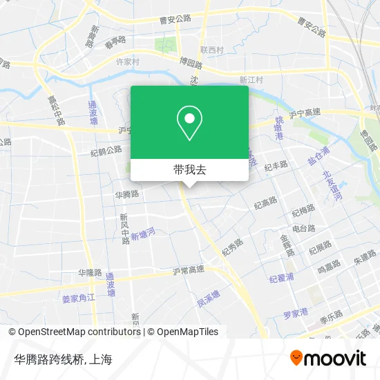 华腾路跨线桥地图