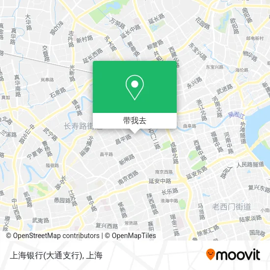 上海银行(大通支行)地图