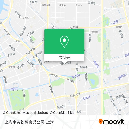 上海申美饮料食品公司地图