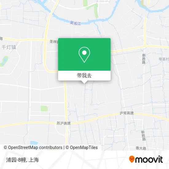 浦园-8幢地图