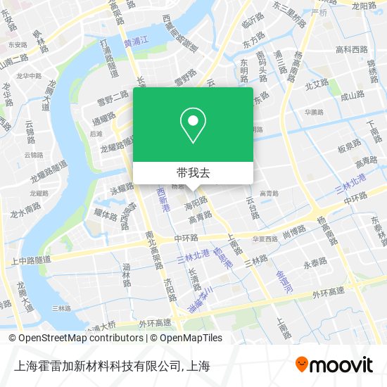 上海霍雷加新材料科技有限公司地图