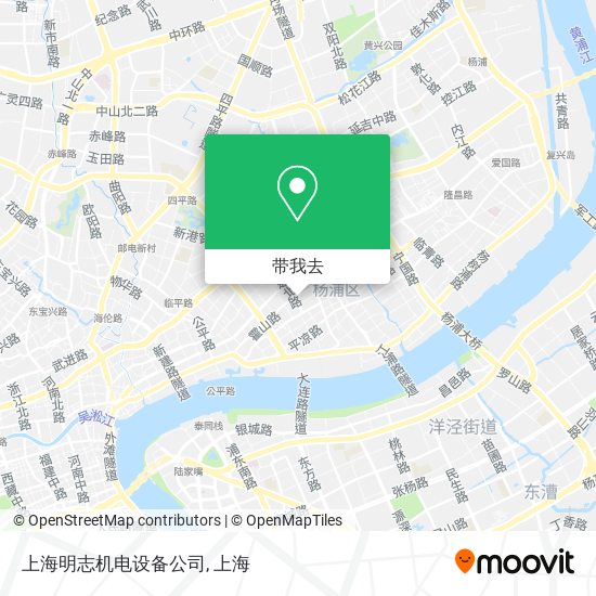 上海明志机电设备公司地图