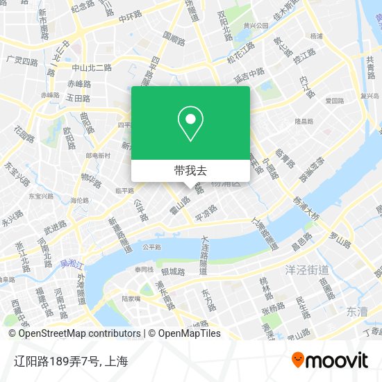 辽阳路189弄7号地图