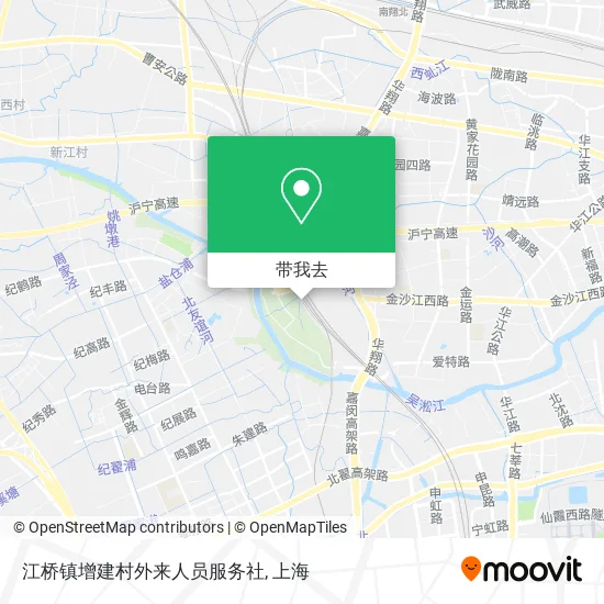江桥镇增建村外来人员服务社地图