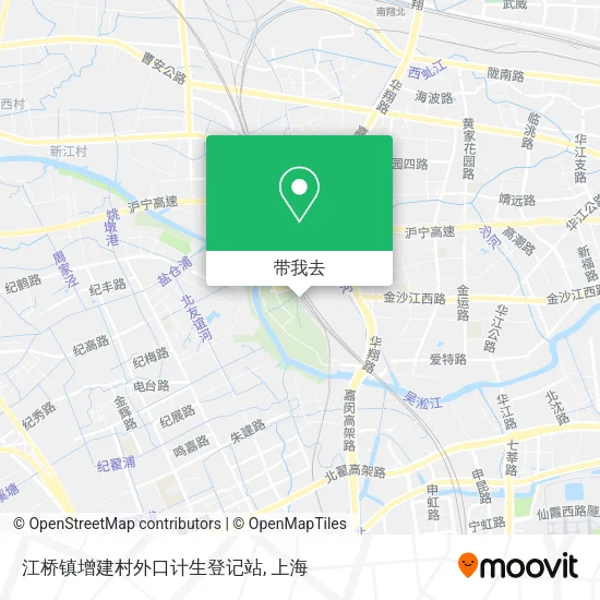 江桥镇增建村外口计生登记站地图
