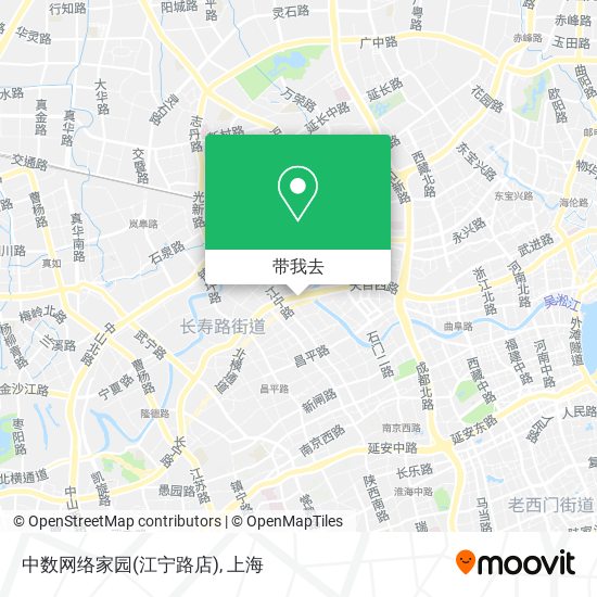 中数网络家园(江宁路店)地图