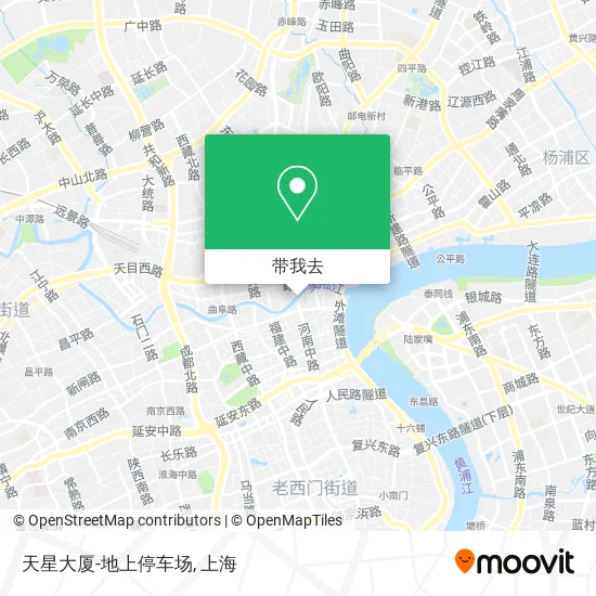 天星大厦-地上停车场地图