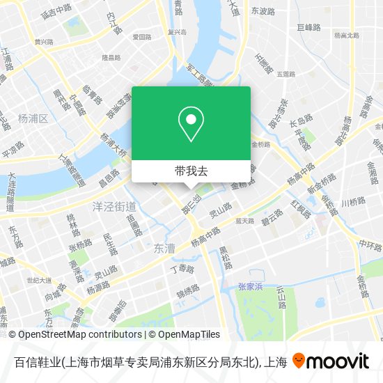 百信鞋业(上海市烟草专卖局浦东新区分局东北)地图