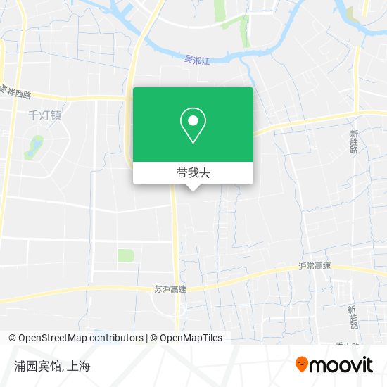 浦园宾馆地图