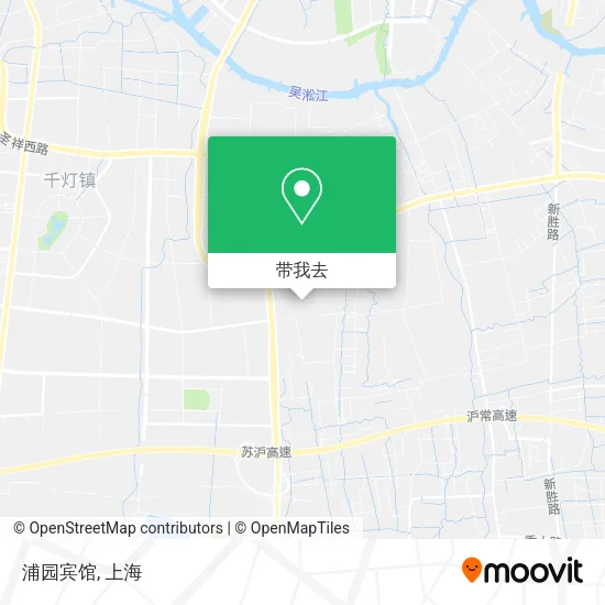 浦园宾馆地图