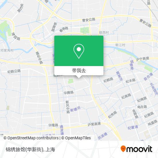 锦绣旅馆(华新街)地图