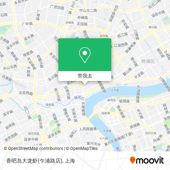 香吧岛大龙虾(乍浦路店)地图