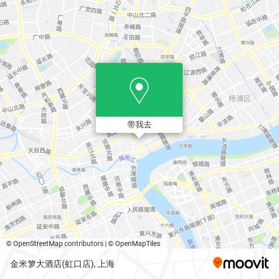 金米箩大酒店(虹口店)地图