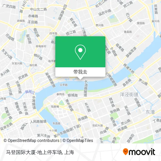 马登国际大厦-地上停车场地图
