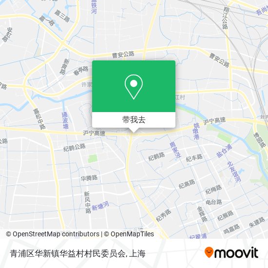 青浦区华新镇华益村村民委员会地图