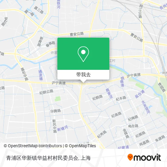 青浦区华新镇华益村村民委员会地图