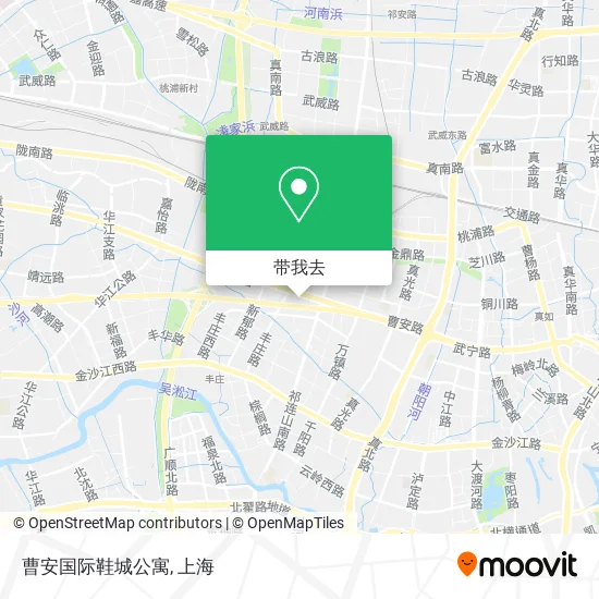 曹安国际鞋城公寓地图