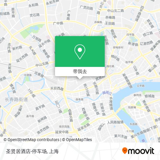 圣贤居酒店-停车场地图