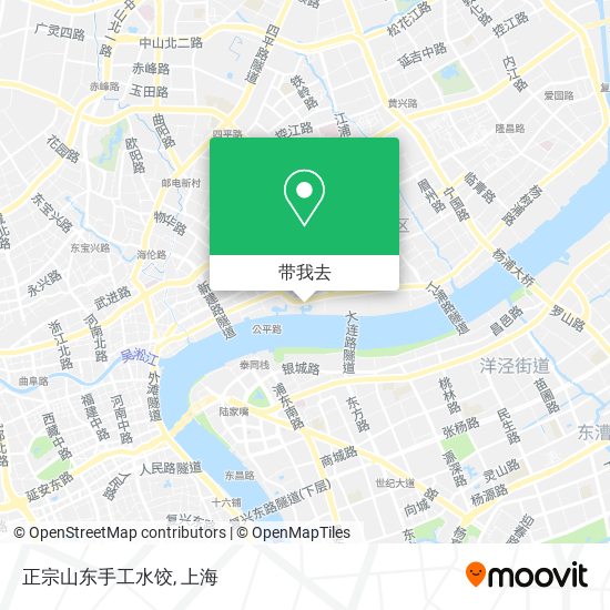 正宗山东手工水饺地图