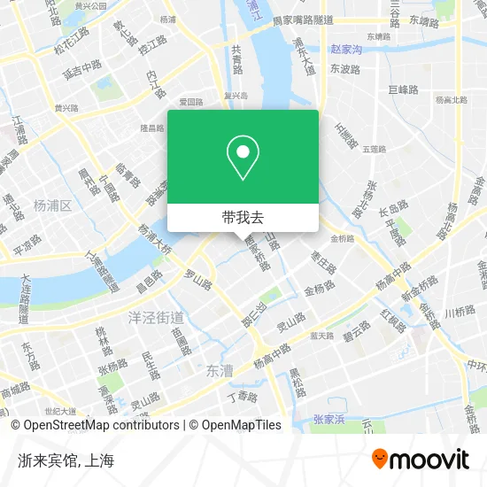 浙来宾馆地图