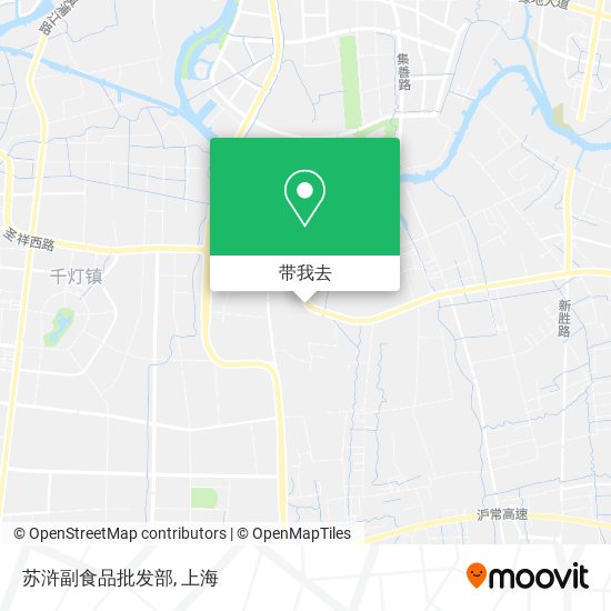 苏浒副食品批发部地图