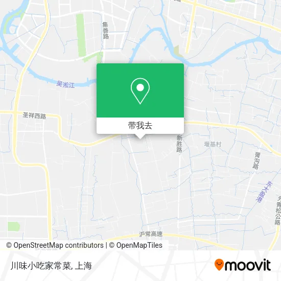 川味小吃家常菜地图