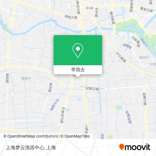 上海梦云洗浴中心地图