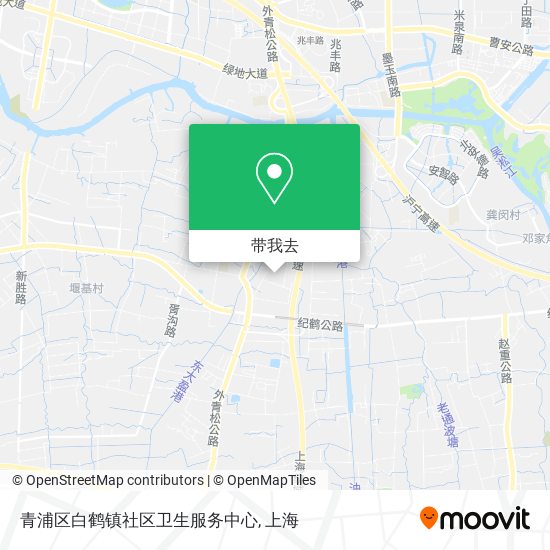 青浦区白鹤镇社区卫生服务中心地图