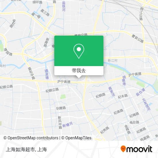 上海如海超市地图