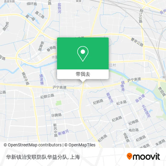 华新镇治安联防队华益分队地图