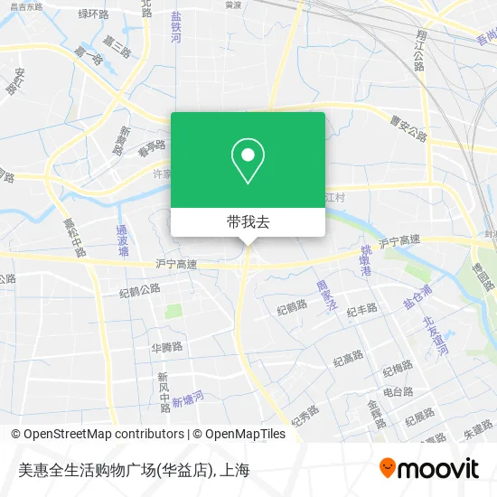 美惠全生活购物广场(华益店)地图