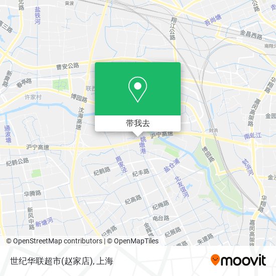 世纪华联超市(赵家店)地图