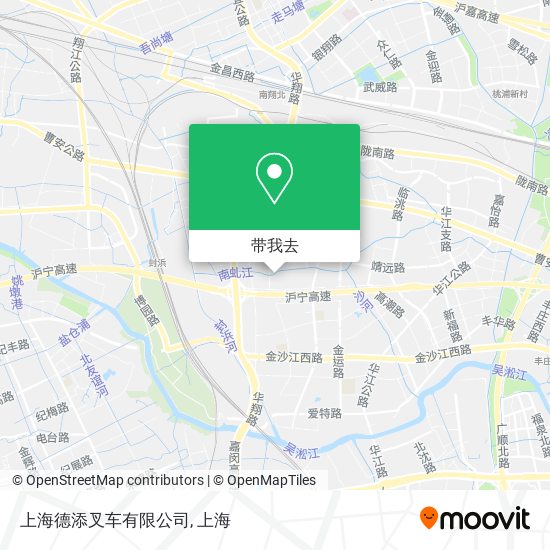 上海德添叉车有限公司地图